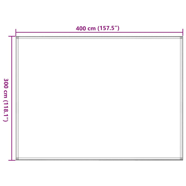 Campingteppich 300x400 cm Anthrazit