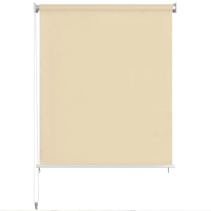 vidaXL Store enrouleur d'extérieur 120 x 140 cm Crème