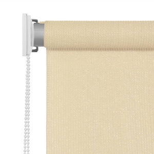 vidaXL Store enrouleur d'extérieur 120 x 140 cm Crème