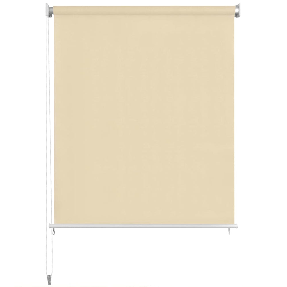 Außenrollo 140 x 230 cm Cremeweiß