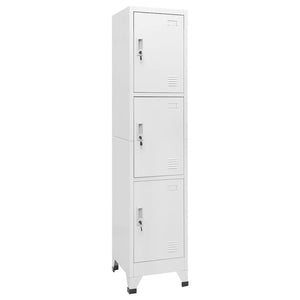 Schließfachschrank mit 3 Fächern 38x45x180 cm