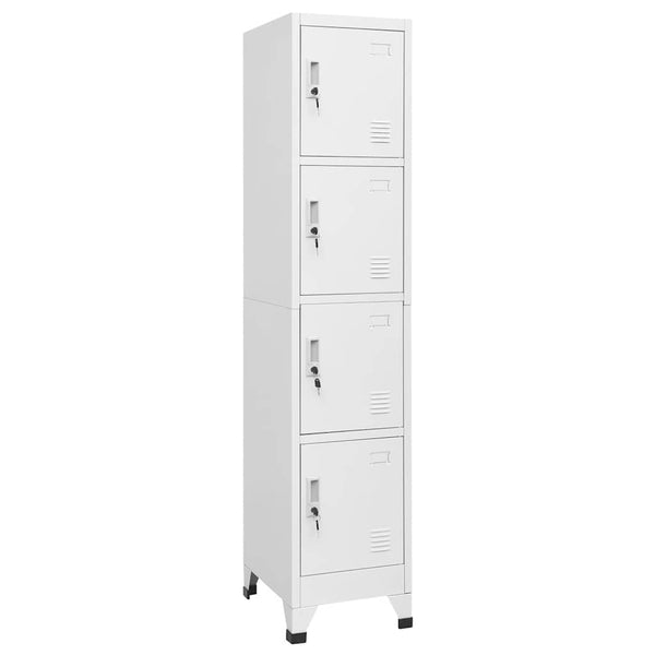 Schließfachschrank mit 4 Fächern 38x45x180 cm