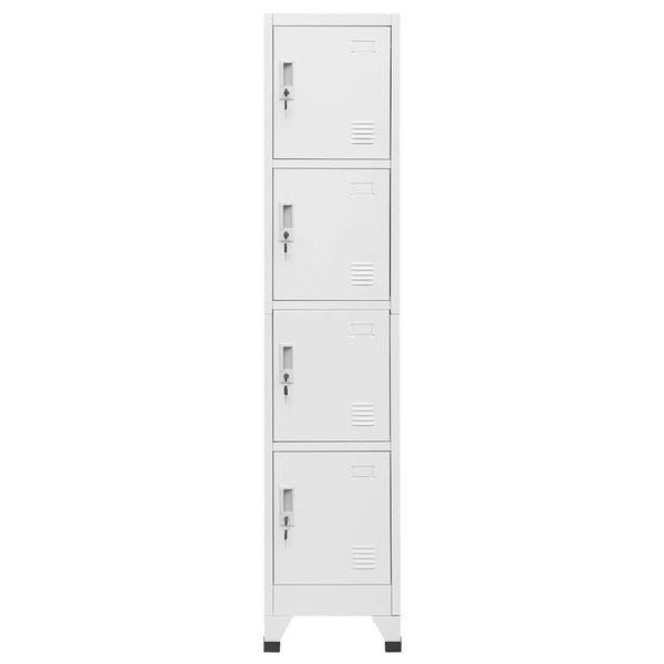 Schließfachschrank mit 4 Fächern 38x45x180 cm