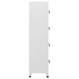 Schließfachschrank mit 4 Fächern 38x45x180 cm