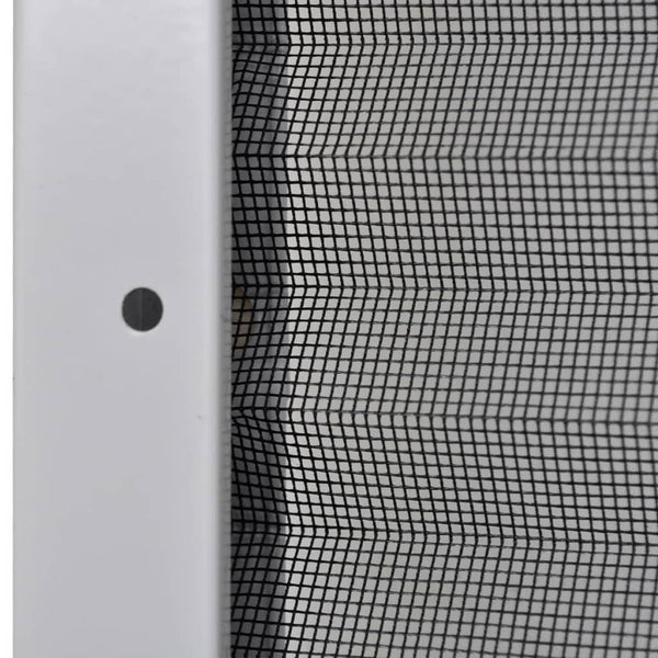 vidaXL Store plissé anti-moustiques pour fenêtre Jalousie Aluminium 80x100 cm