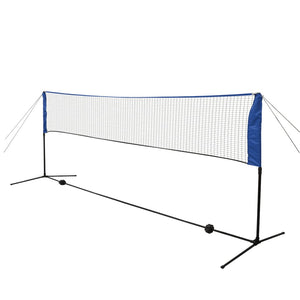 Badmintonnetz Set 300x155cm mit Federbällen