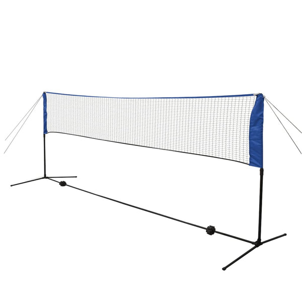 Badmintonnetz Set 300x155cm mit Federbällen
