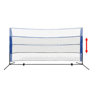 Badmintonnetz Set 300x155cm mit Federbällen