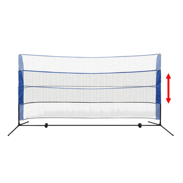 Badmintonnetz Set 300x155cm mit Federbällen