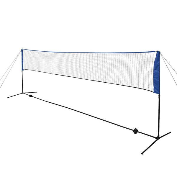 Badmintonnetz-Set 500x155cm mit Federbällen