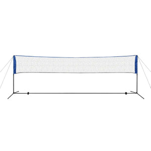 Badmintonnetz-Set 500x155cm mit Federbällen
