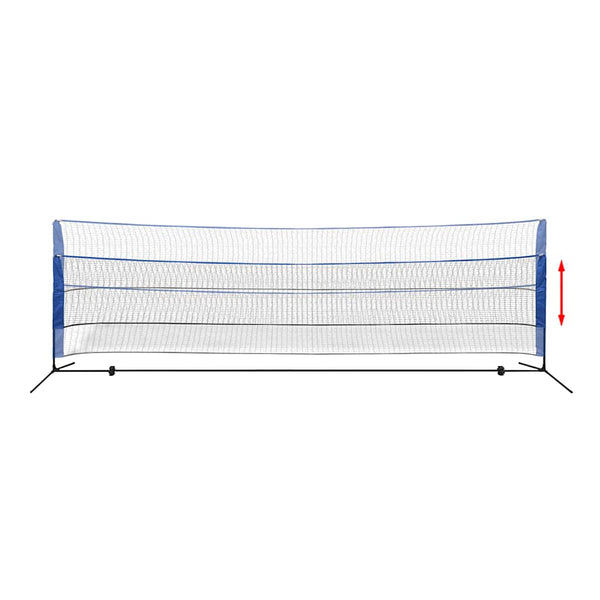 Badmintonnetz-Set 500x155cm mit Federbällen
