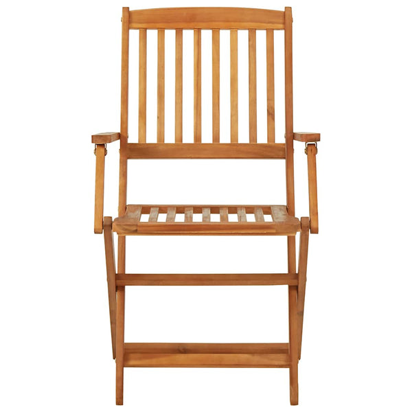 3-tlg. Bistro-Set Klappbar Massivholz Akazie