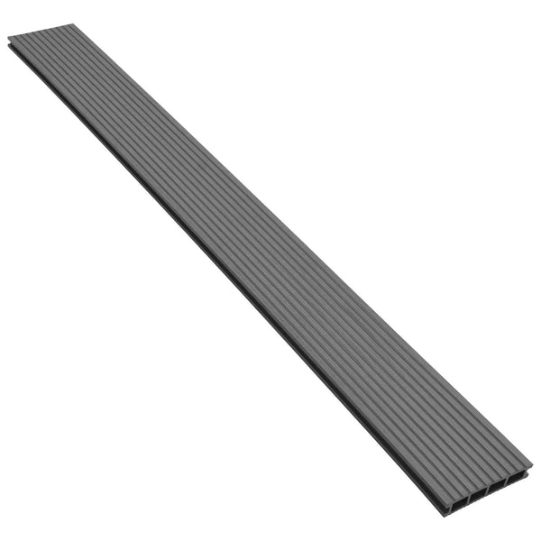 Graue WPC Terrassendielen, 4er Set