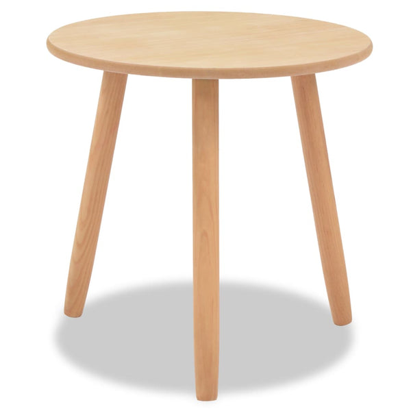 Beistelltisch Set 2 Stk. Kiefernholz Massiv Braun