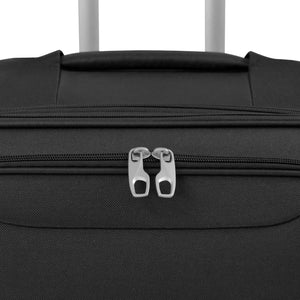 3-tlg. Trolley-Set Weichgepäck Schwarz