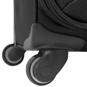 3-tlg. Trolley-Set Weichgepäck Schwarz