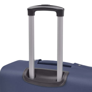 3-teiliges Weichgepäck-Trolley-Set Marineblau