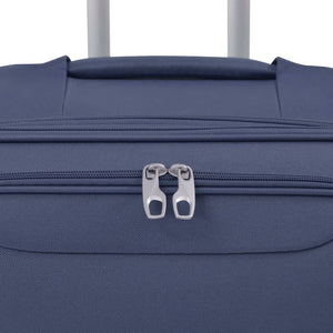 3-teiliges Weichgepäck-Trolley-Set Marineblau