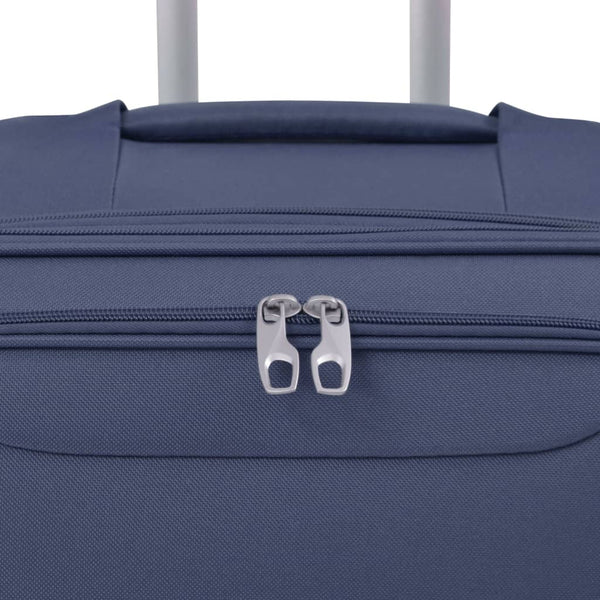 3-teiliges Weichgepäck-Trolley-Set Marineblau