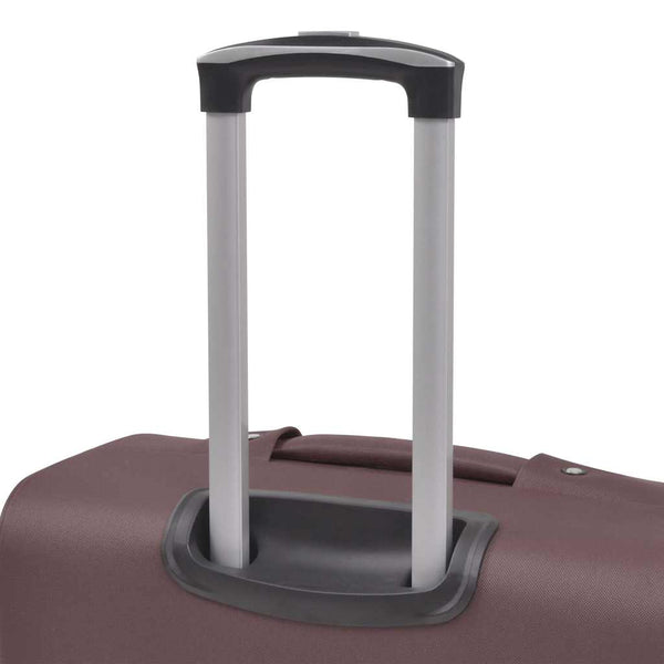 3-Piece Luggage Set Coffee Brown