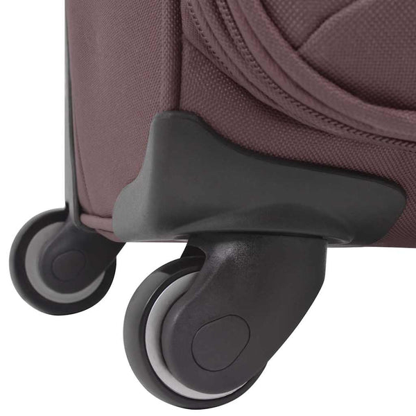 3-Piece Luggage Set Coffee Brown