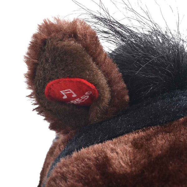 XXL Plüsch Stehendes Pferd Dunkelbraun