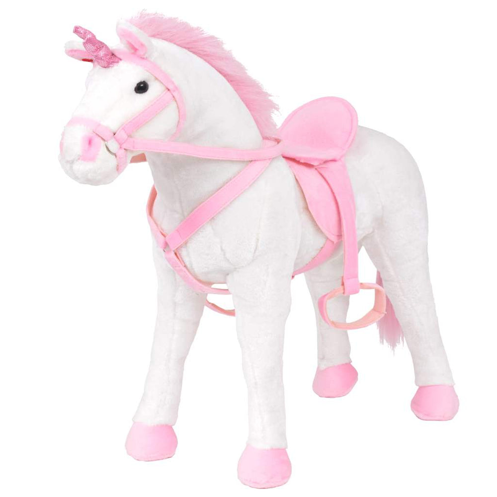 XXL Plüsch Einhorn Weiß und Rosa