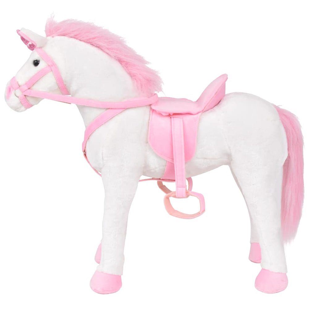 XXL Plüsch Einhorn Weiß und Rosa