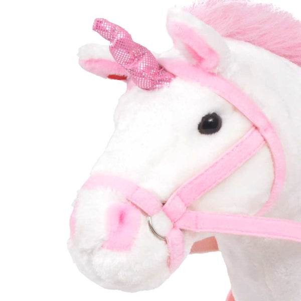 XXL Plüsch Einhorn Weiß und Rosa