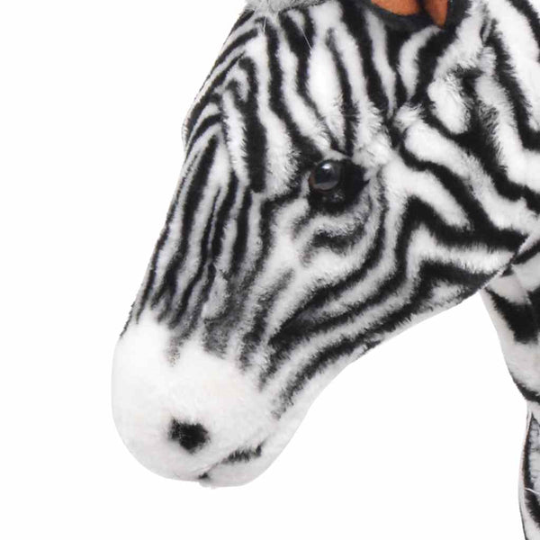 XXL Zebra Plüschtier - Schwarz und Weiß