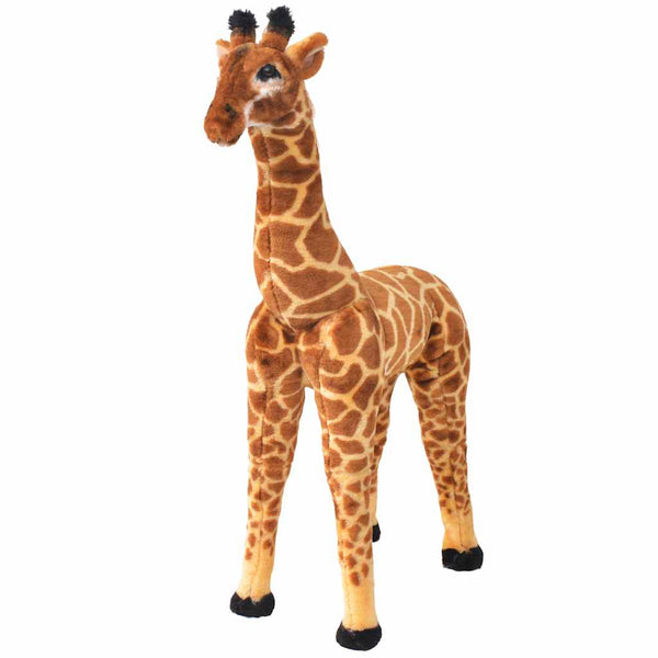 XXL Plüsch Giraffe Braun Gelb