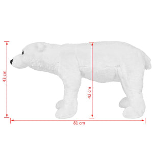XXL Weißer Plüsch Eisbär