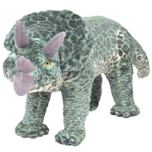 XXL Triceratops Plüschtier Grün