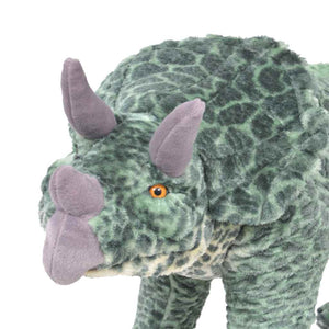 XXL Triceratops Plüschtier Grün