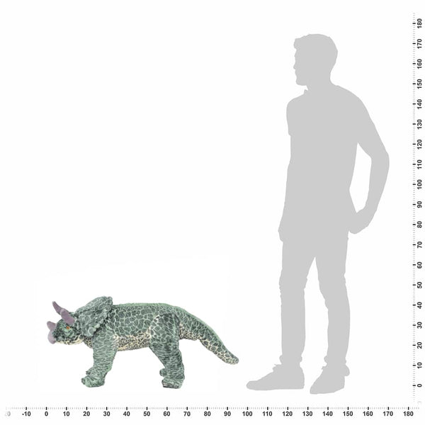 XXL Triceratops Plüschtier Grün