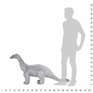 Brachiosaurus Plüschtier XXL - Grau