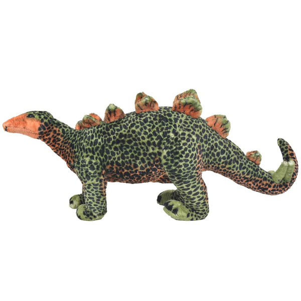 XXL Stegosaurus Plüschtier Grün und Orange