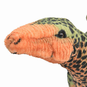 XXL Stegosaurus Plüschtier Grün und Orange