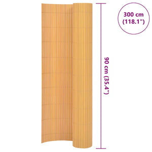 PVC Gartenzaun Gelb 90x300 cm
