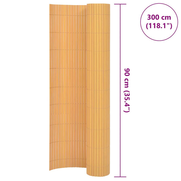 PVC Gartenzaun Gelb 90x300 cm
