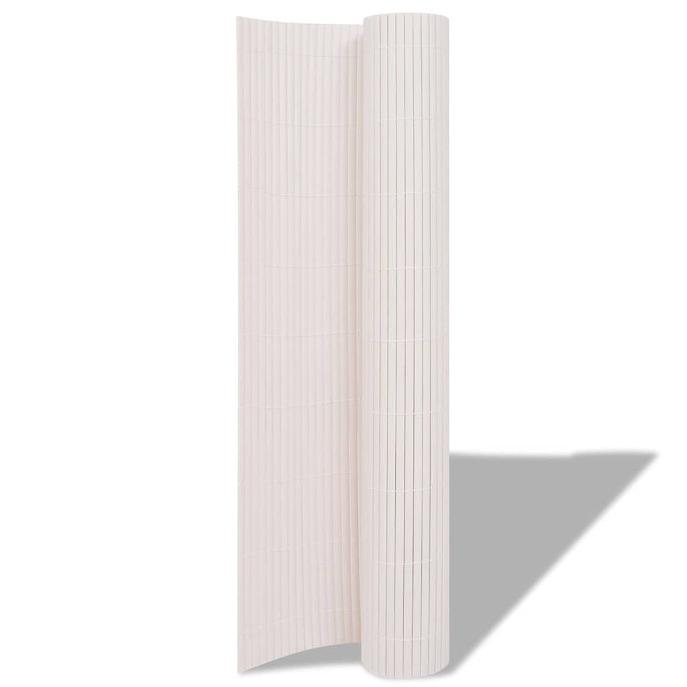 vidaXL Clôture de jardin blanche 150 x 300 cm PVC