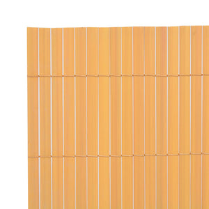 Gelber Gartenzaun PVC 150x300 cm