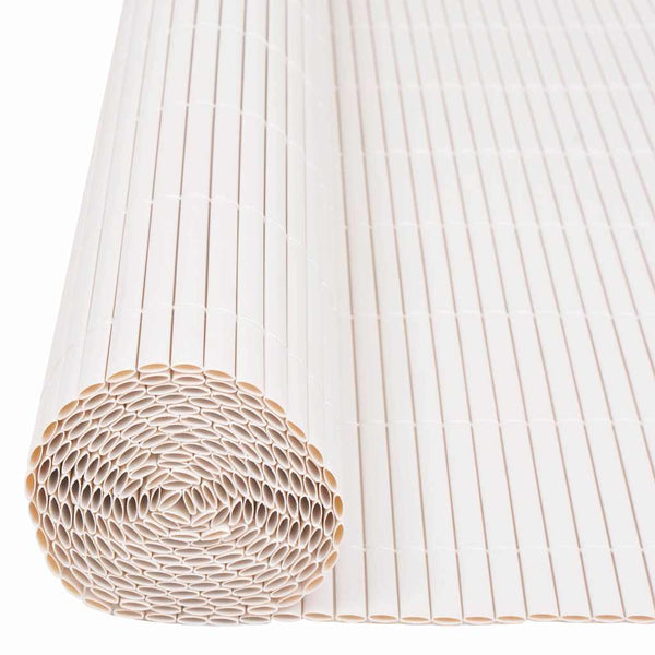Weißer PVC Gartenzaun 150x500 cm