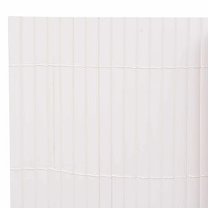 Weißer PVC Gartenzaun 150x500 cm
