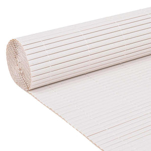 Weißer PVC Gartenzaun 150x500 cm