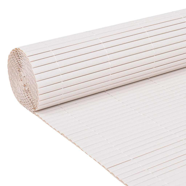 Weißer PVC Gartenzaun 150x500 cm
