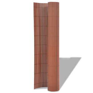 Gartenzaun Braun PVC 150x500cm