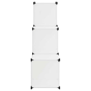 vidaXL Système d'étagères Étagère cubique à 6 compartiments Blanc