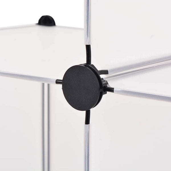 vidaXL Système d'étagères Étagère cubique à 6 compartiments Blanc